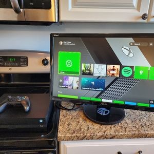 Xbox One X 1TB and ASUS 3D Gaming Monitor